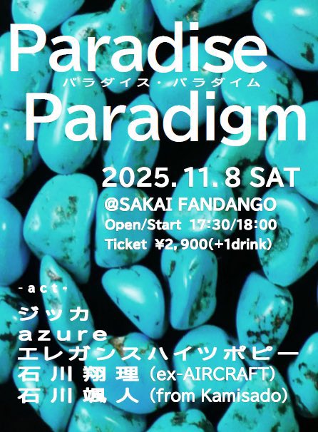 Paradise Paradigm パラダイス・パラダイム at 堺FANDANGO